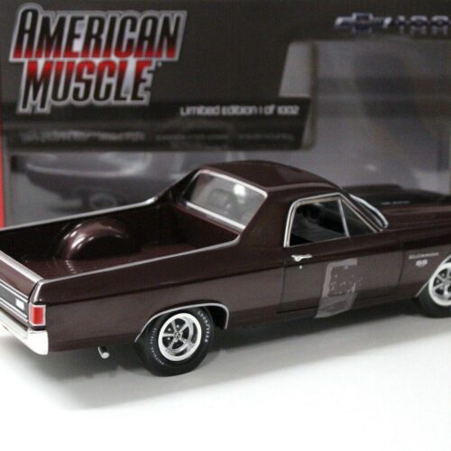 1:18 Auto World Chevrolet El Camino SS 1970 dark red