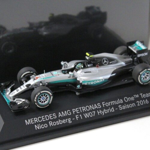 1:43 Minichamps Mercedes AMG Petronas F1 W07 Rosberg 2016 DEALER VERSION