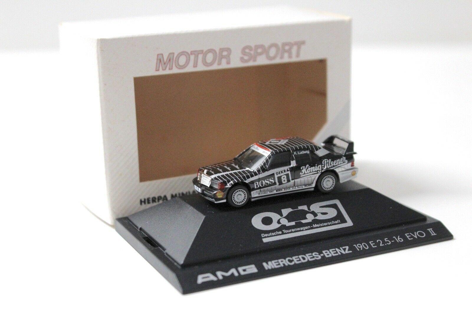 1:87 Herpa AMG Mercedes 190E 2.3-16 EVO II DTM #8 Ludwig