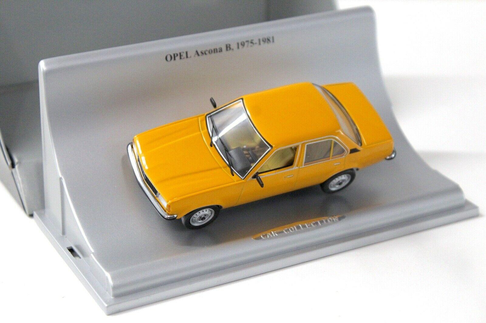 ID 40856 orig.jpg 1:43 Schuco Opel Ascona B orange Car Collection DEALER VERION