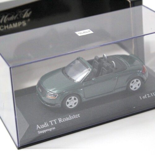 1:43 Minichamps Audi TT Roadster Steppengras green - Image 3