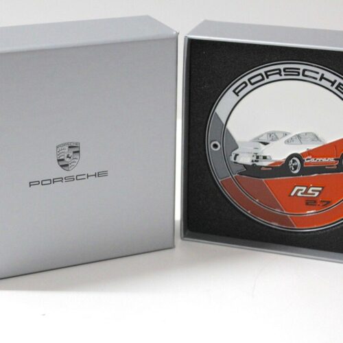 Porsche 911 RS 2.7 Grill Badge 1973 orange Emblem WAP DEALER VERSION