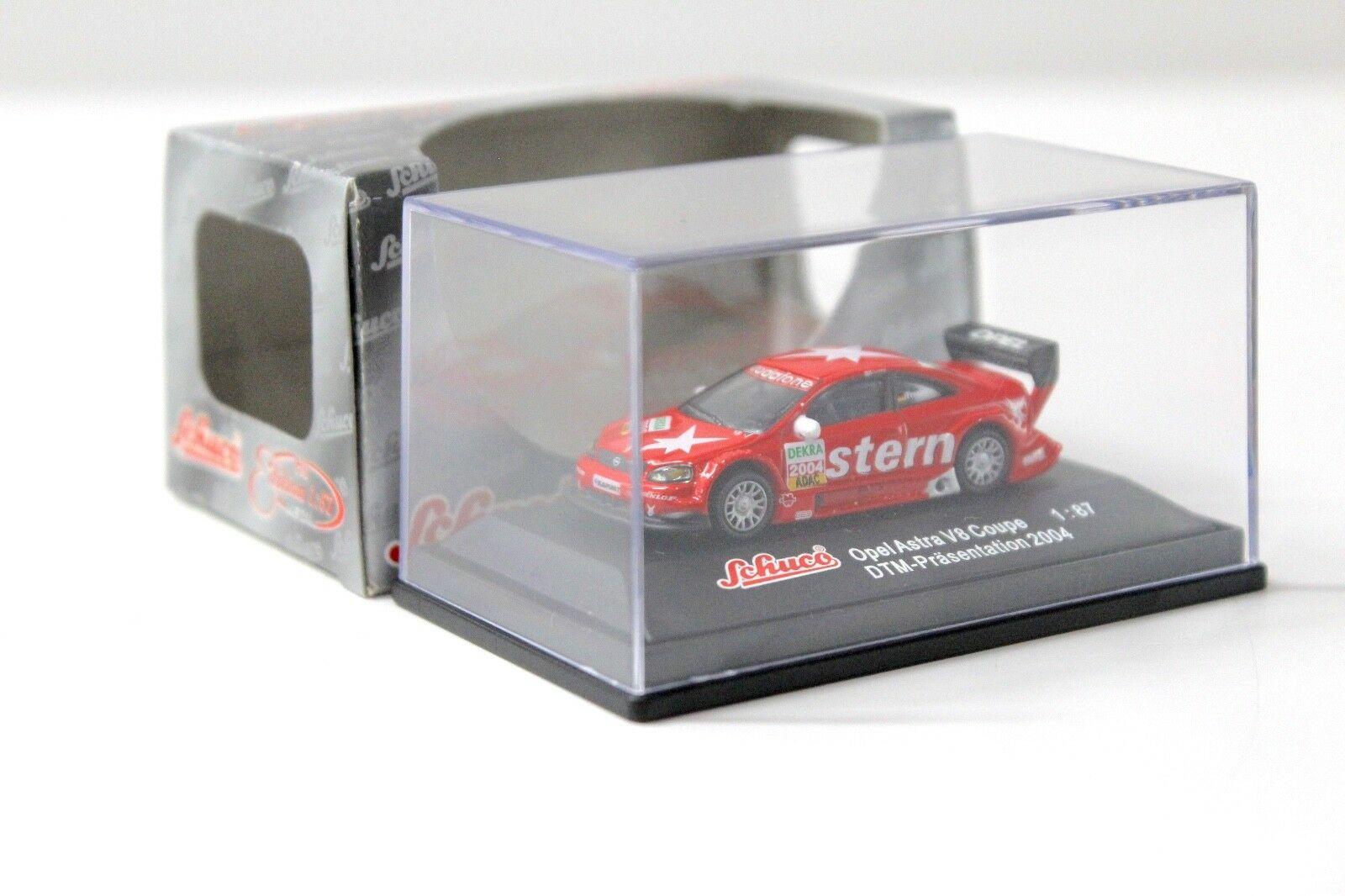 1:87 Schuco Opel Astra V8 Coupe DTM-Präsentation 2004