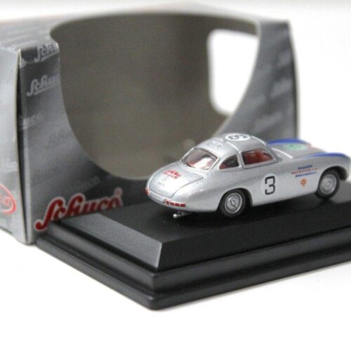 1:87 Schuco Mercedes 300SL Panamericana #4 silver - Image 2