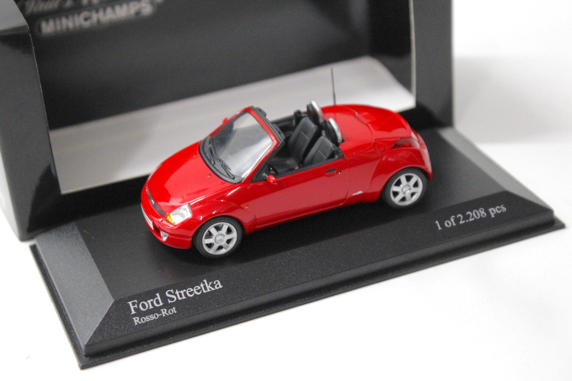 1:43 Minichamps Ford Street KA 2003 Rosso-red