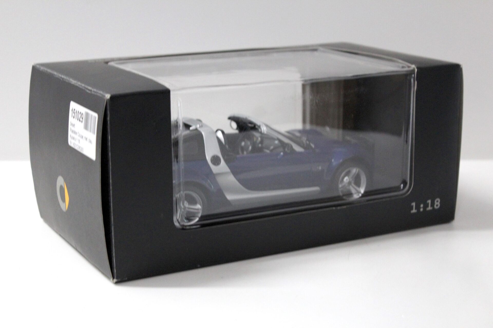 1:18 Kyosho Smart Roadster Coupe star blue DEALER