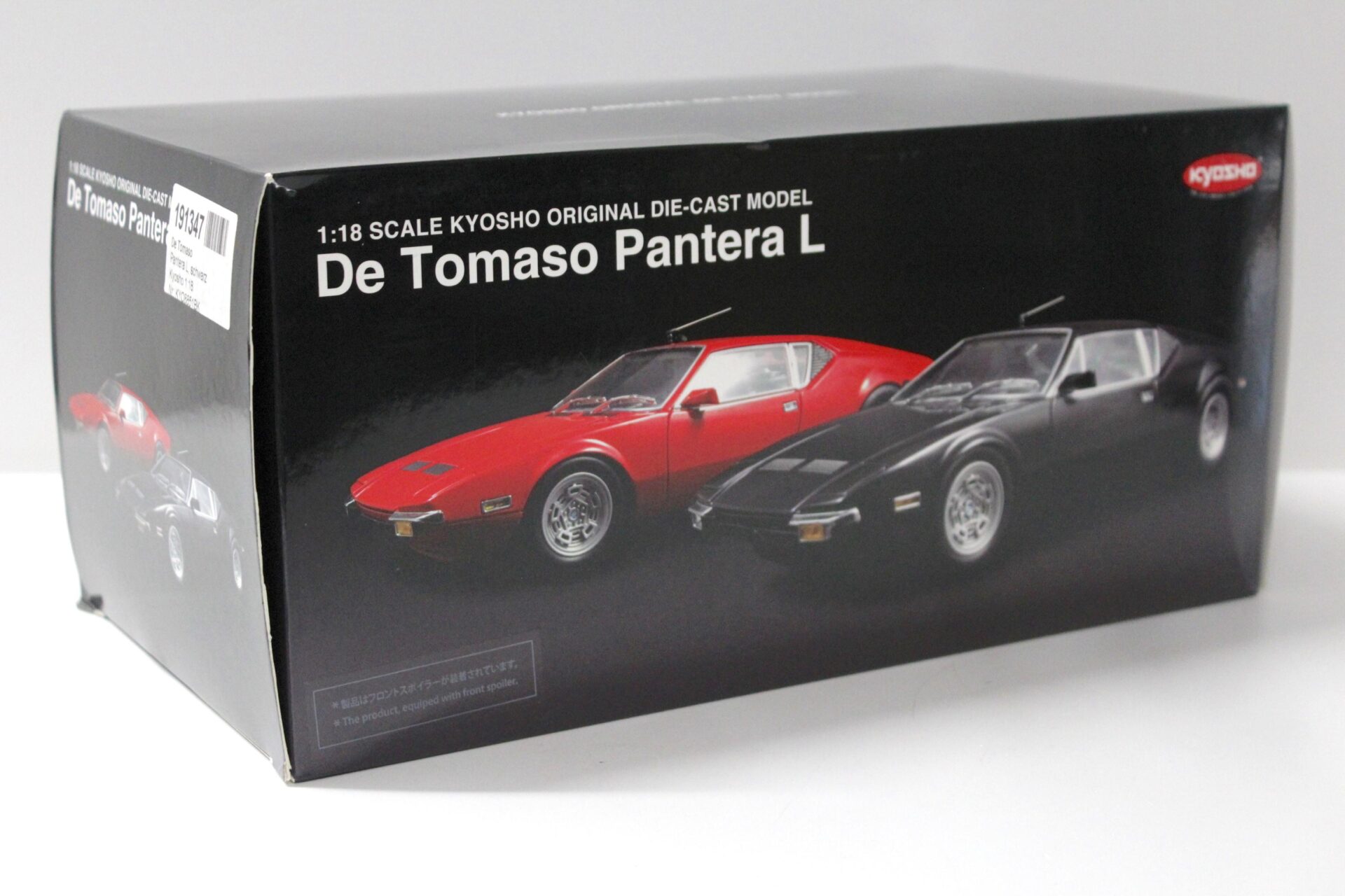 1:18 Kyosho De Tomaso Pantera L Coupe black – Premium-Modelcars
