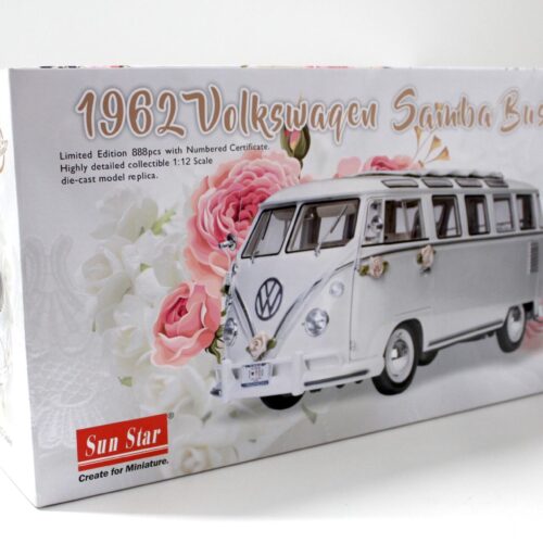 1:12 SunStar VW T1 Samba Bus 1962 Wedding Version white
