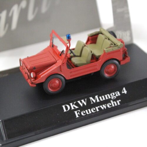 1:43 Starline DKW Munga 4 FEUERWEHR red