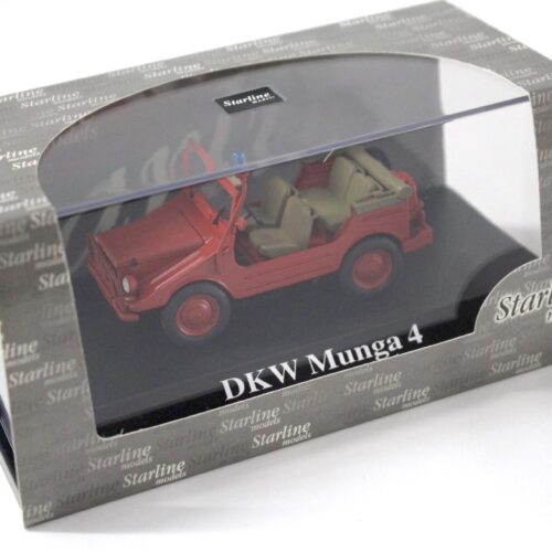 1:43 Starline DKW Munga 4 FEUERWEHR red