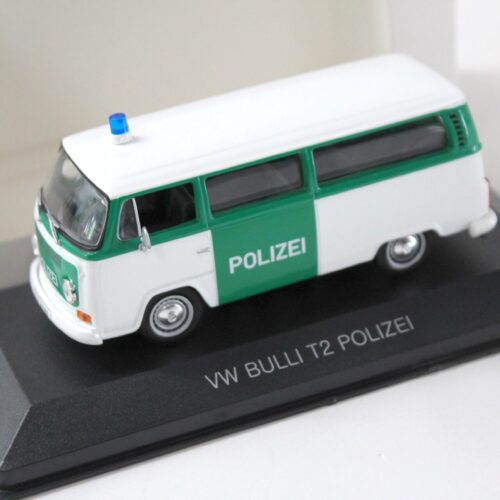 1:43 Whitebox VW Bulli T2 POLIZEI white/ green