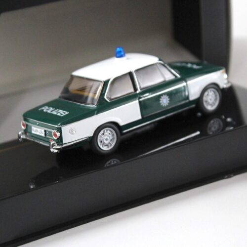 1:43 IXO Models BMW 2002 Tii POLIZEI 1972 white/ green
