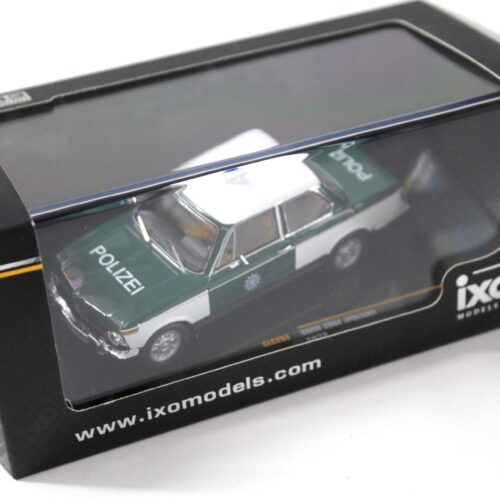 1:43 IXO Models BMW 2002 Tii POLIZEI 1972 white/ green