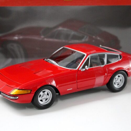 1:18 Kyosho Ferrari 365 GTB/4 Daytona 1971 Coupe red