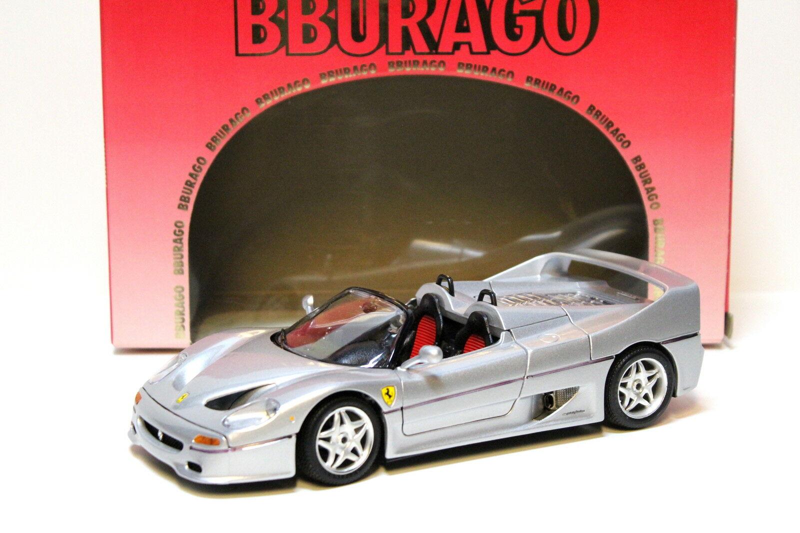 1:18 Bburago Ferrari F50 silver *FERRARI BOX*