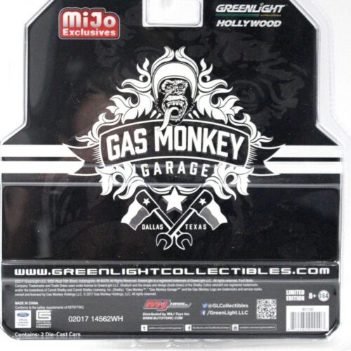 1:64 Greenlight Ford F-350 Ramp Truck 1970 black/ grey GAS MONKEY