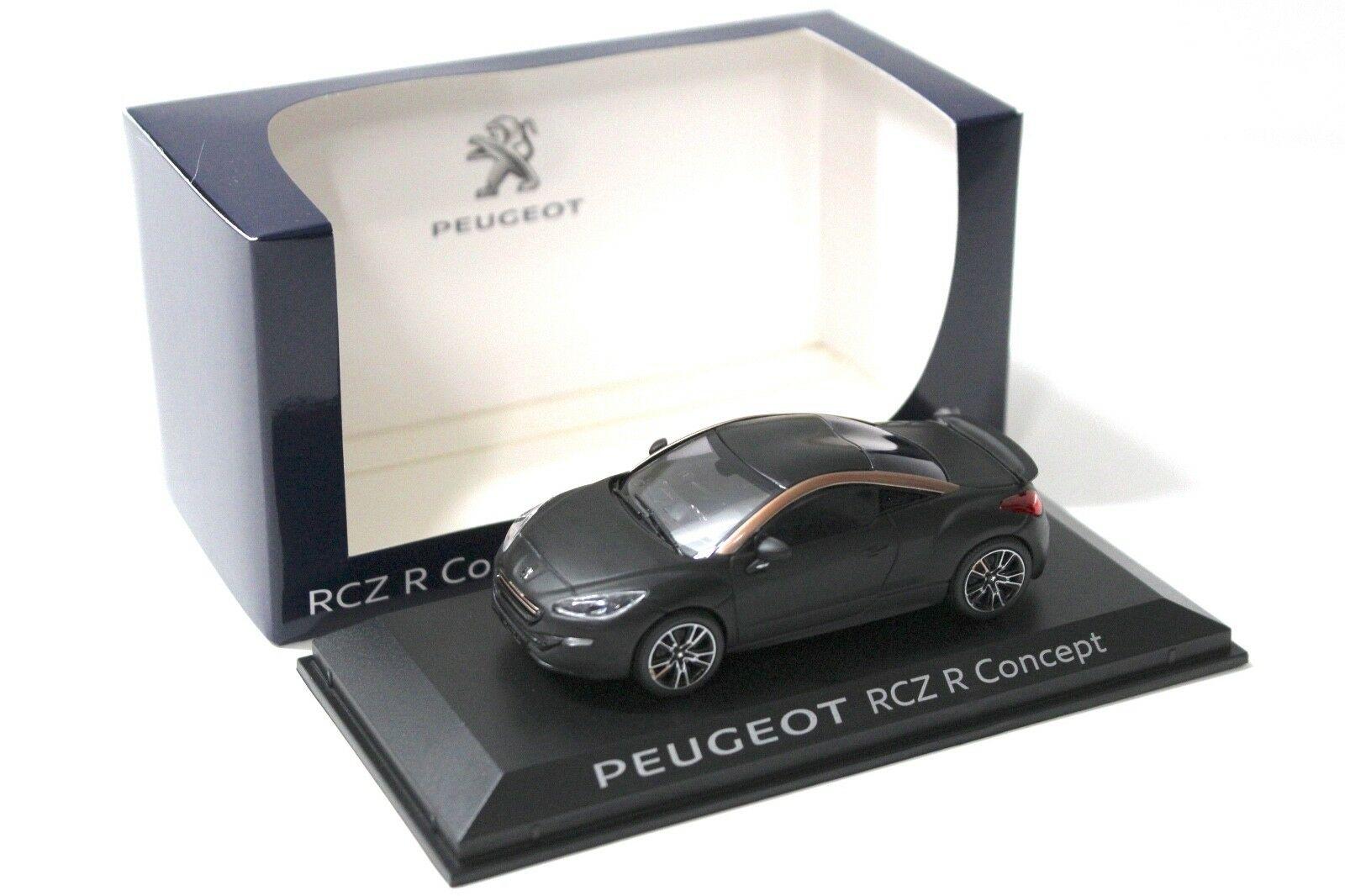 1:43 Norev Peugeot RCZ R Concept matt black DEALER VERSION