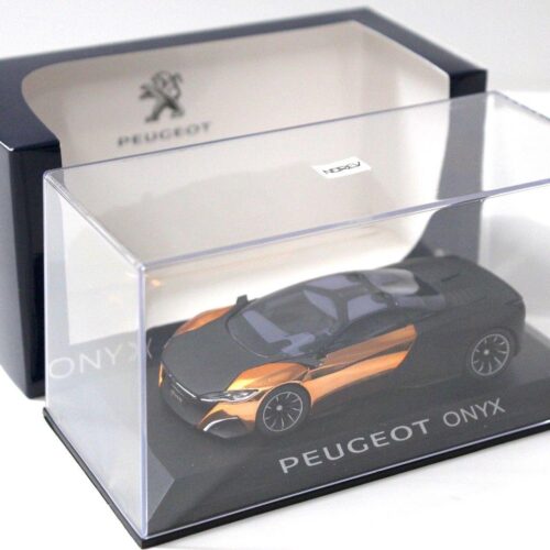 1:43 Norev Peugeot ONYX matt black DEALER VERSION - Image 3