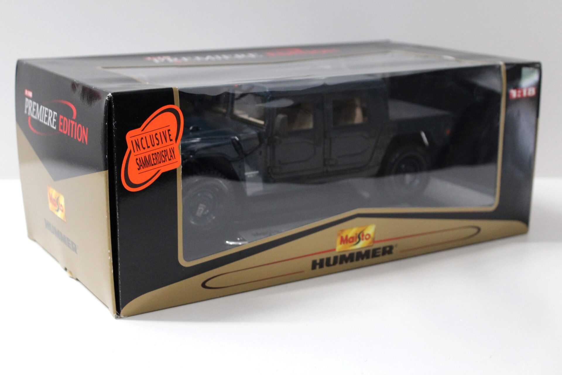 1:18 Maisto Hummer H1 Hard-Top grey-green – Premium-Modelcars