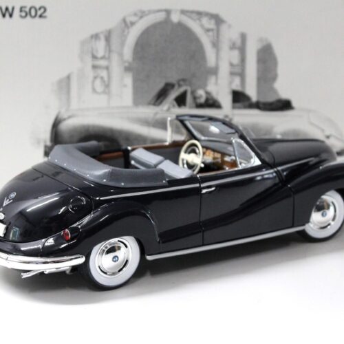 1:18 Maisto BMW 502 Convertible dark blue DEALER - Image 3