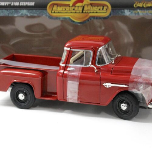1:18 ERTL Chevrolet Chevy 3100 Stepside Pickup 1955 dark red