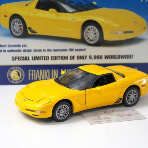1:24 Franklin Mint Chevrolet Corvette Z06 Coupe yellow 2003