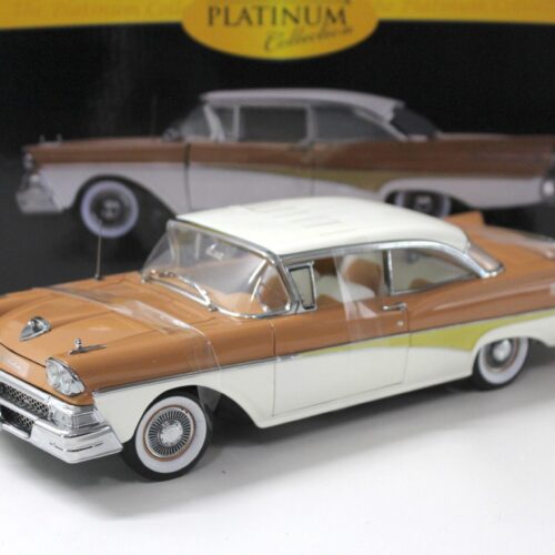 1:18 Sun Star 1958 Ford Fairlane 500 Hardtop white/ Palomino Tan