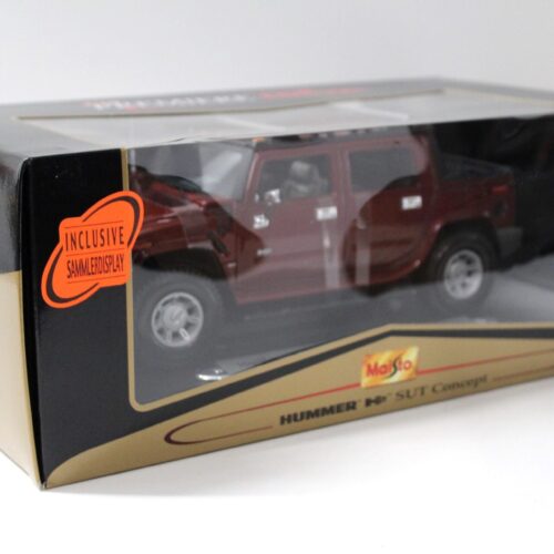 1:18 Maisto Hummer H2 SUT Concept dark red