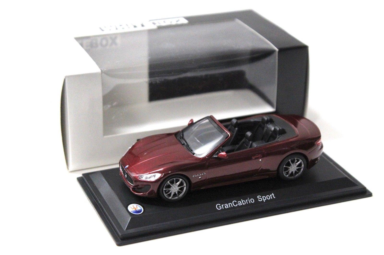 ID 44487 orig.jpg 1:43 WhiteBox Maserati GranCabrio Sport dark red