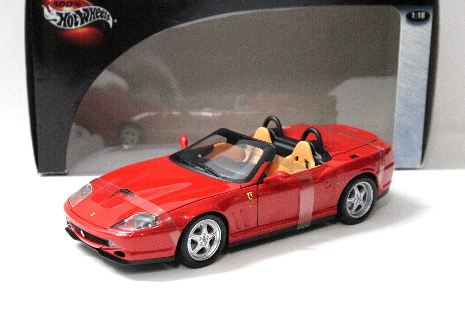 ID 44491 orig.jpg 1:18 Hot Wheels Ferrari 550 Barchetta Pininfarina red