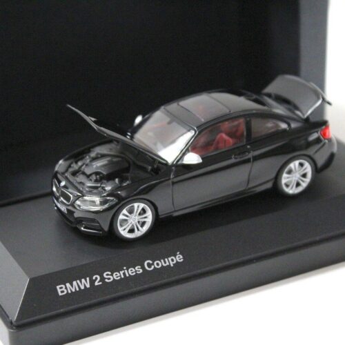 1:43 Minichamps BMW 2er F22 Coupe black DEALER VERSION
