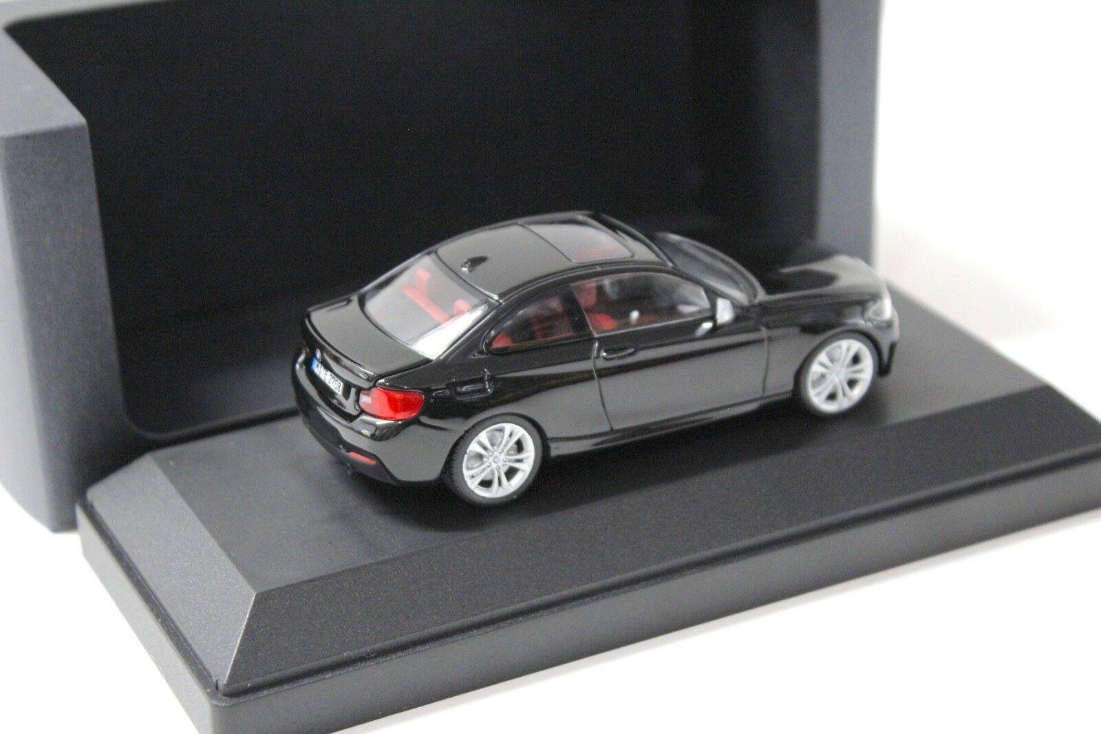1:43 Minichamps BMW 2er F22 Coupe black DEALER VERSION