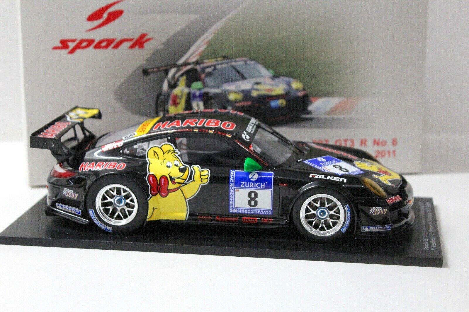 1:18 Spark Porsche 911 997 GT3 R #8 Nürburgring 24h 2011 – Premium
