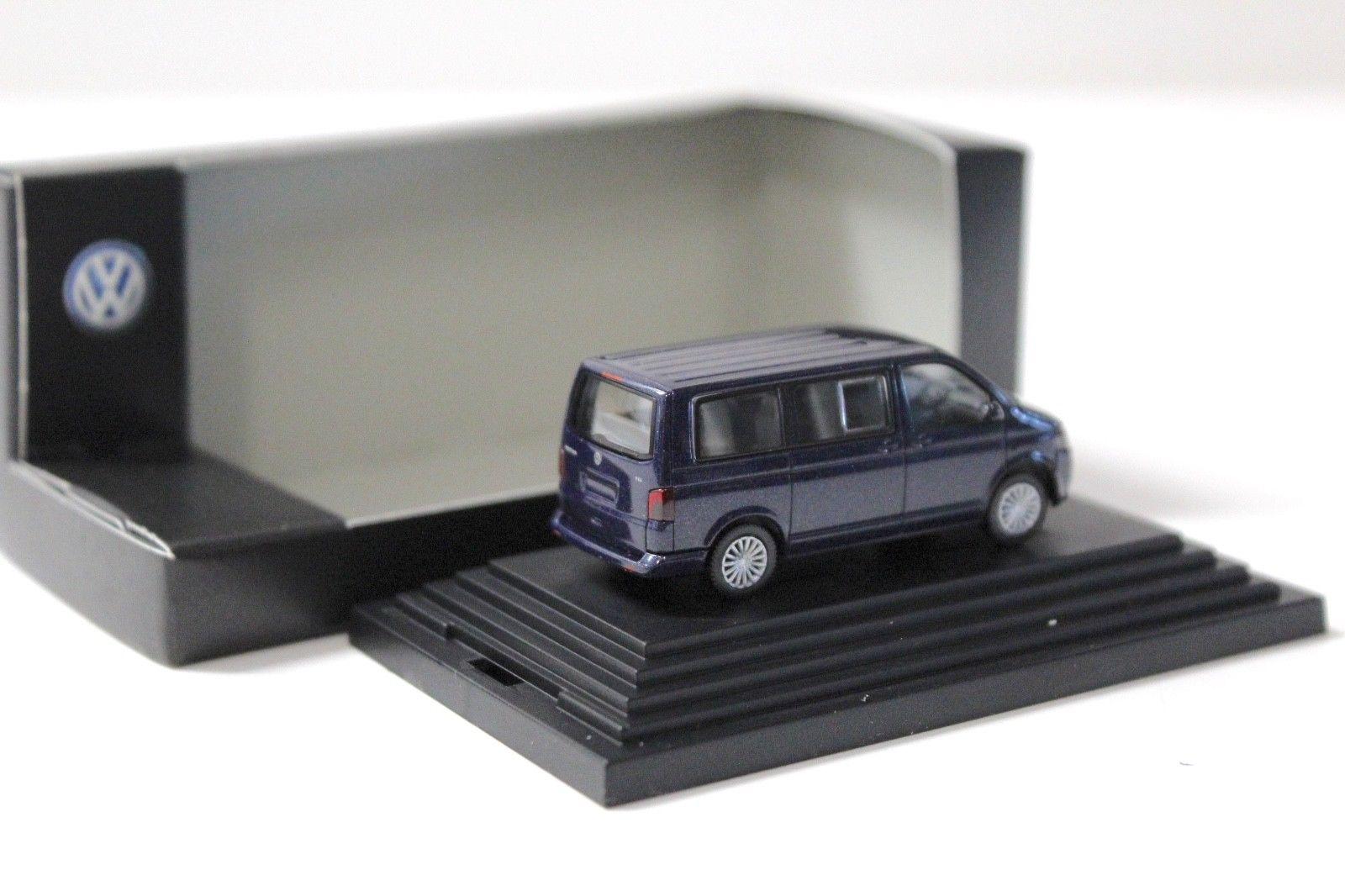 1:87 Wiking VW T5 Multivan dark blue DEALER VERSION