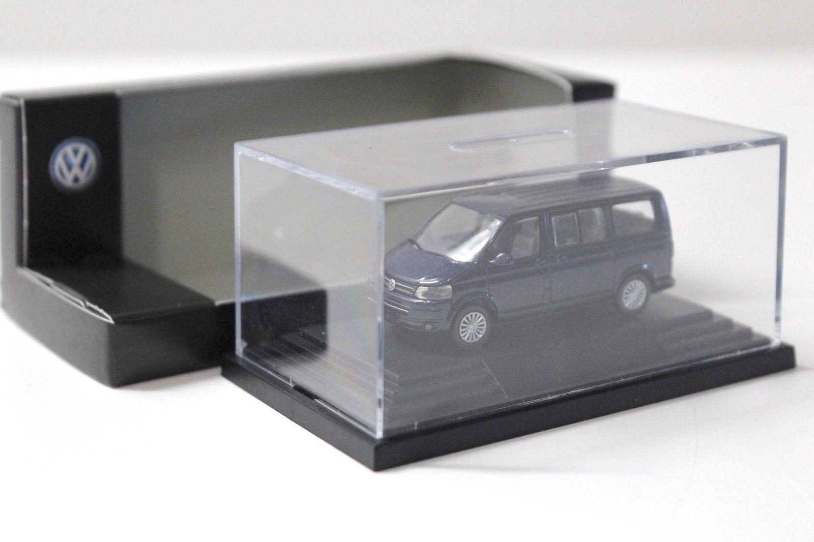 1:87 Wiking VW T5 Multivan dark blue DEALER VERSION