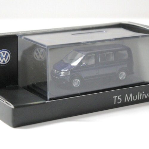 1:87 Wiking VW T5 Multivan dark blue DEALER VERSION