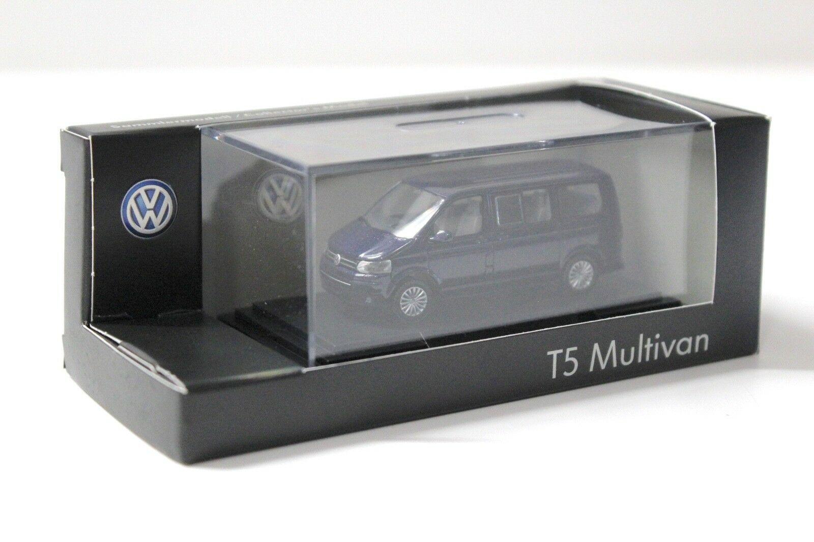 1:87 Wiking VW T5 Multivan dark blue DEALER VERSION