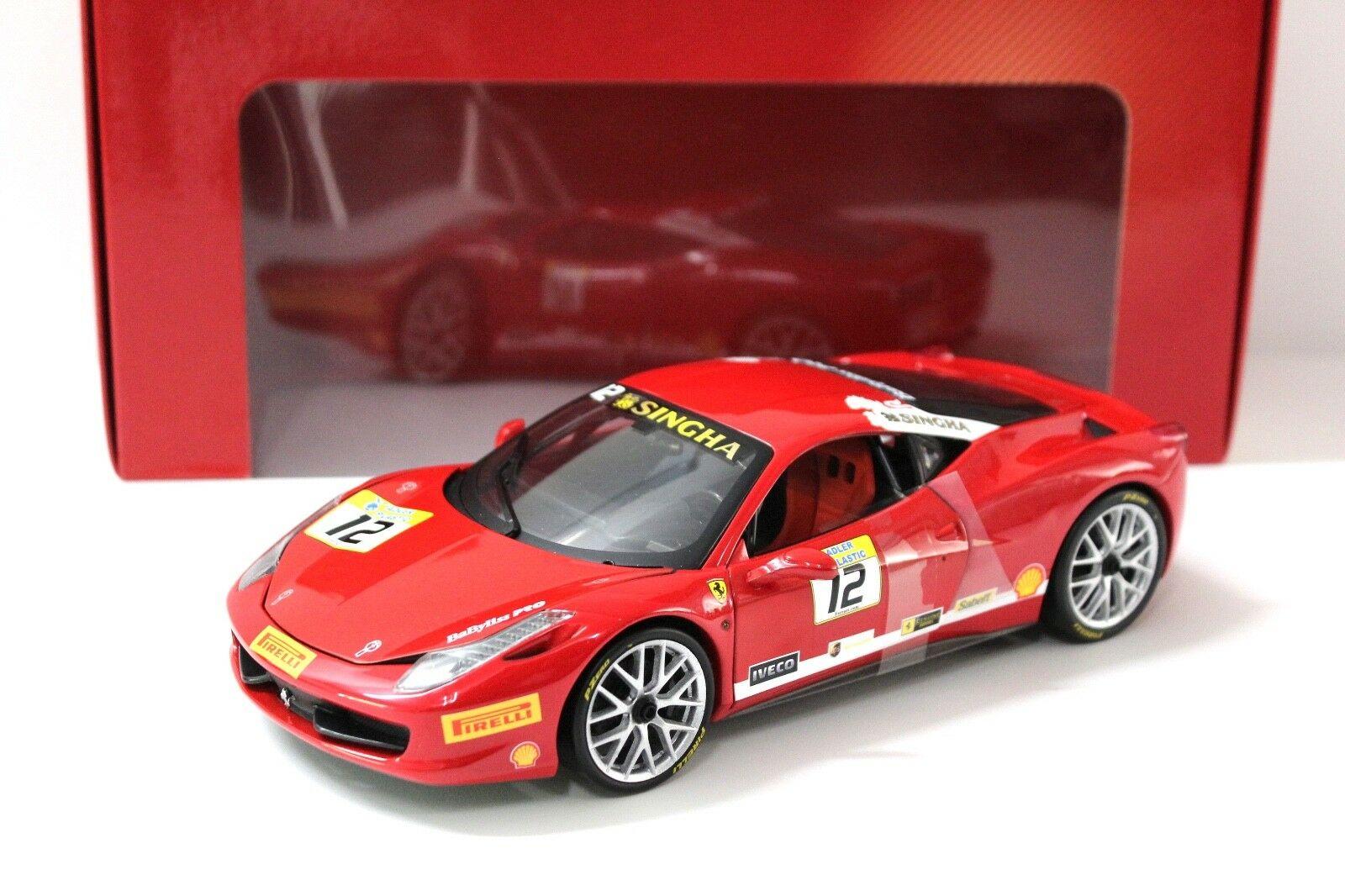 ID 45708 orig.jpg 1:18 Hot Wheels Ferrari 458 Challenge 2011 red #12