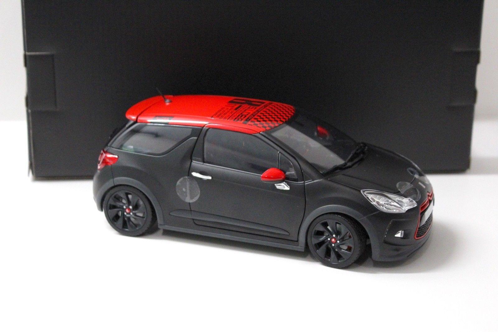 1:18 Norev Citroen DS3 Racing LOEB Edition black/ red