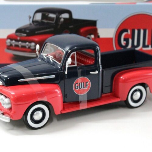 1:18 Greenlight 1951 Ford F1 Pick-Up *GULF* blue/red