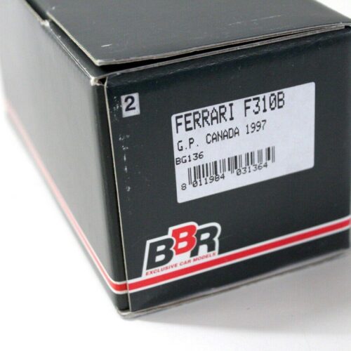 1:43 BBR F1 Ferrari F310B GP Canada 1997 M.Schumacher #5