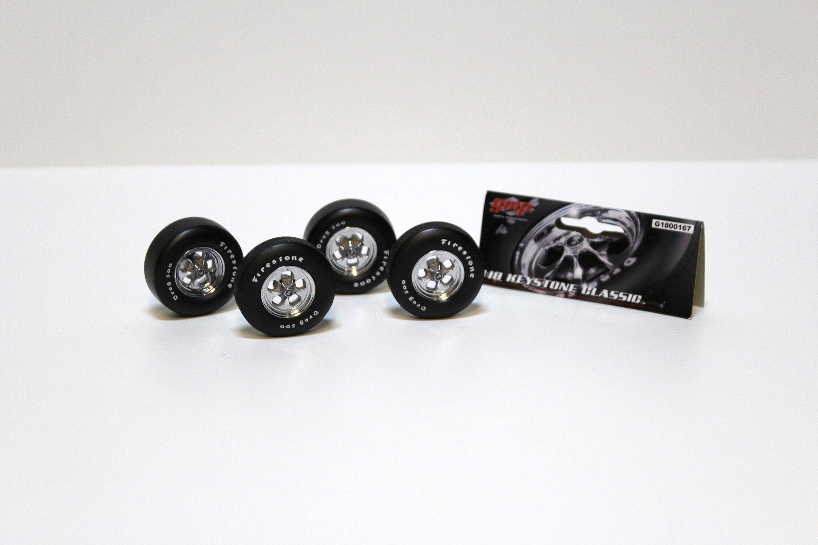 ID 46166 orig.jpg 1:18 GMP Keystone Classic Wheel Set Räder Chrom 4pcs.