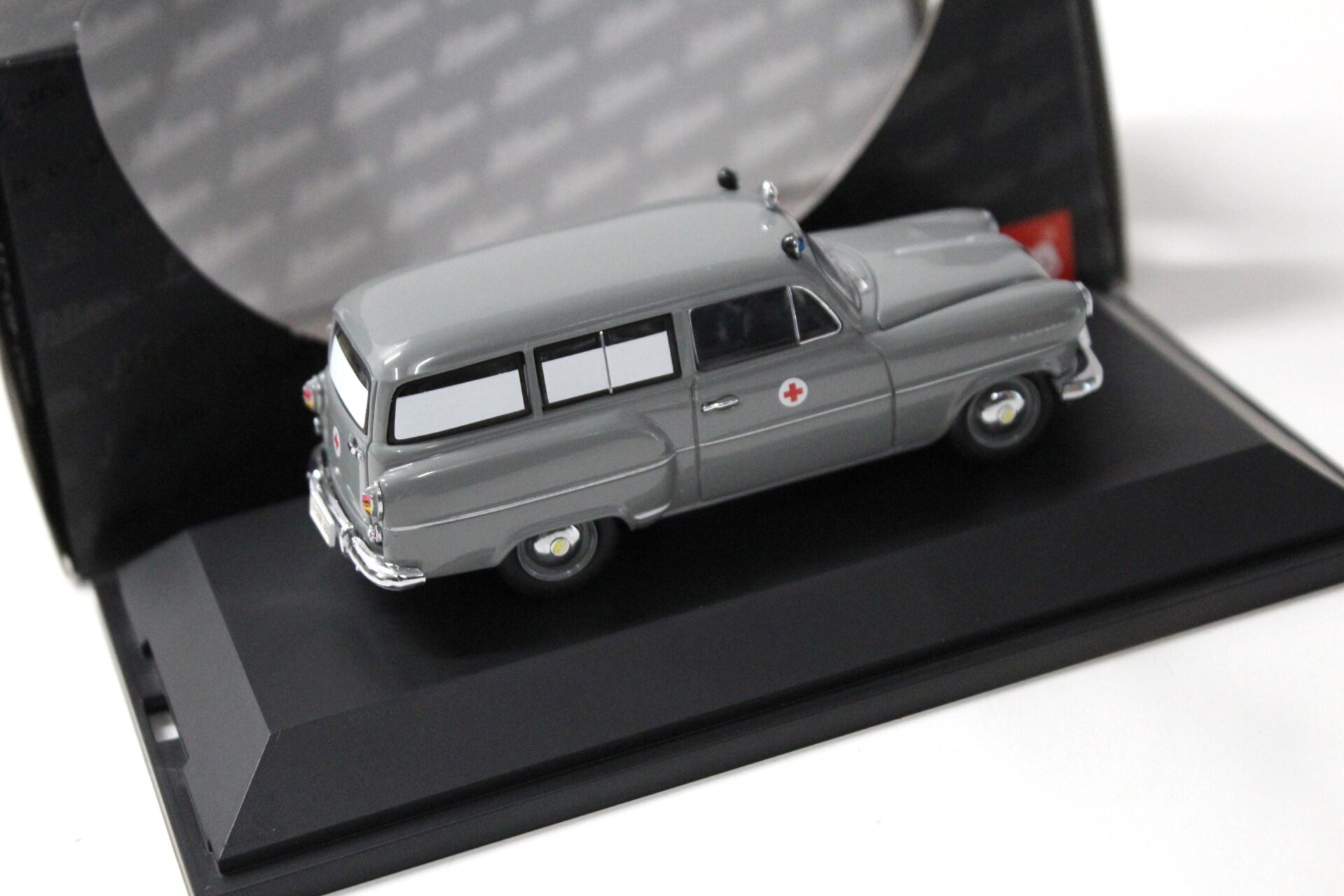 1:43 Schuco Opel Olympia Caravan BRK Deutsches Rotes Kreuz grey