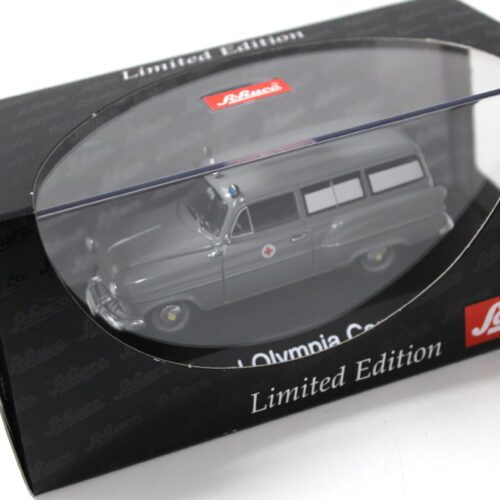 1:43 Schuco Opel Olympia Caravan BRK Deutsches Rotes Kreuz grey