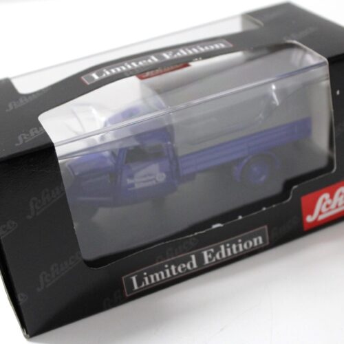 1:43 Schuco Tempo Planenwagen "Technisches Hilfswerk" THW blue