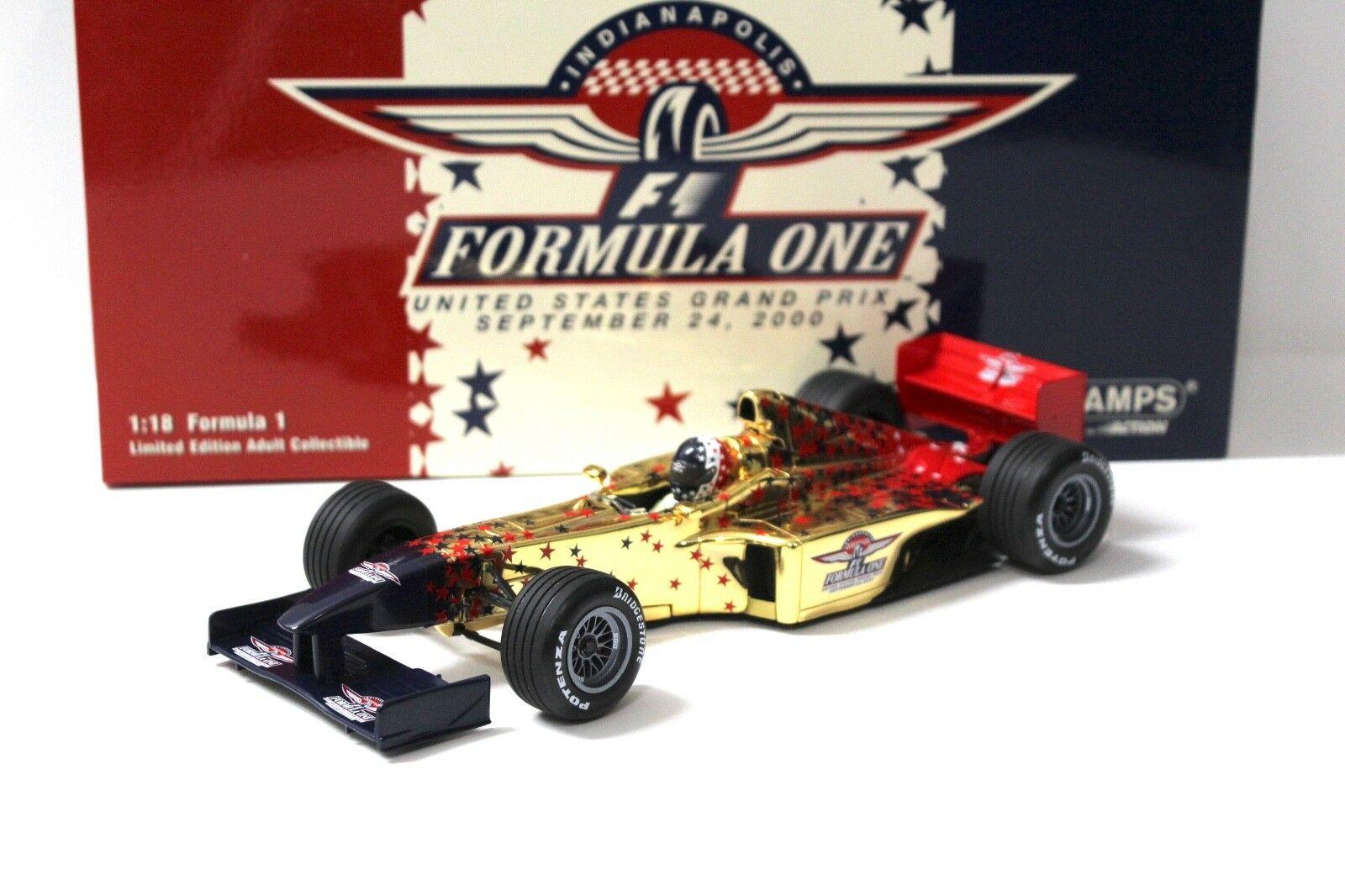 ID 46622 orig.jpg 1:18 Minichamps F1 IMS Event Car US Grand Prix gold boxed