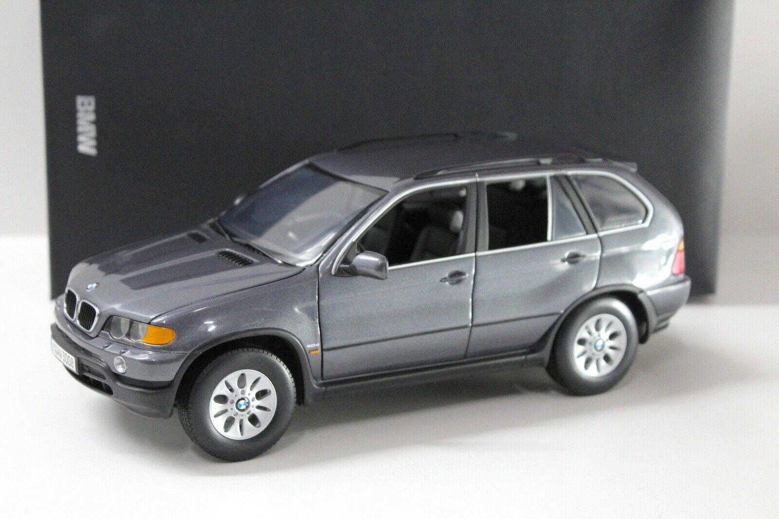 ID 46703 orig.jpg 1:18 Kyosho BMW X5 E53 3.0d grey DEALER VERSION