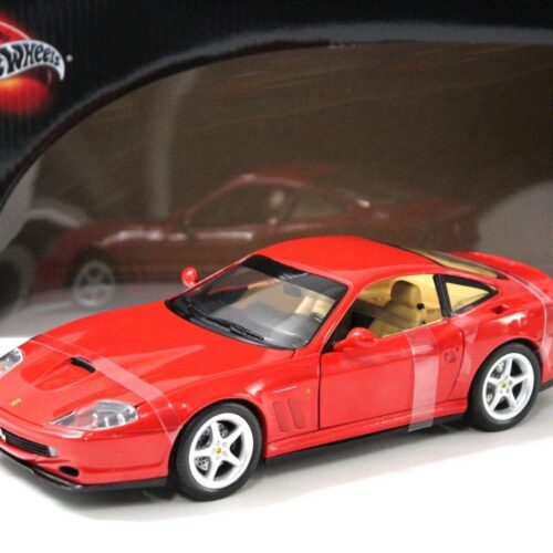 1:18 Hot Wheels Ferrari 550 Maranello red