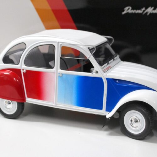 1:12 Z-Models Citroen 2CV Cocorico 1986 white/ blue/ red
