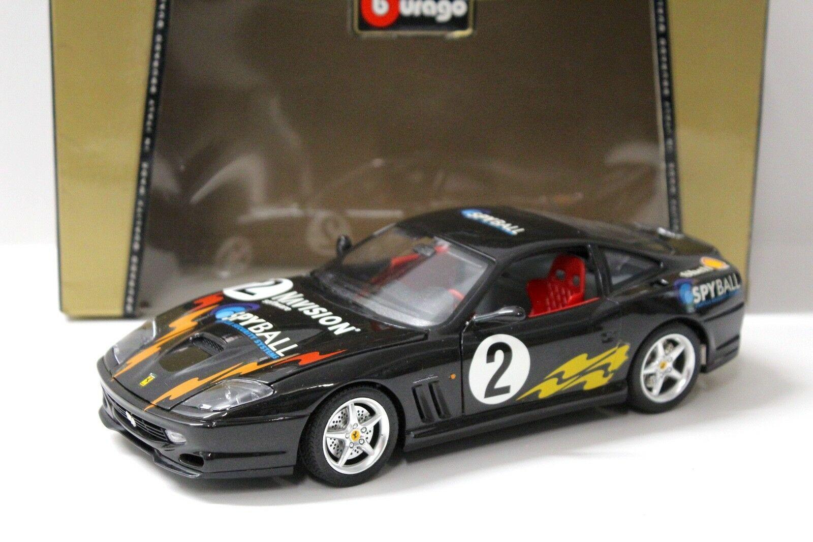 ID 47024 orig.jpg 1:18 Bburago Ferrari 550 Maranello SPYBALL #2 black